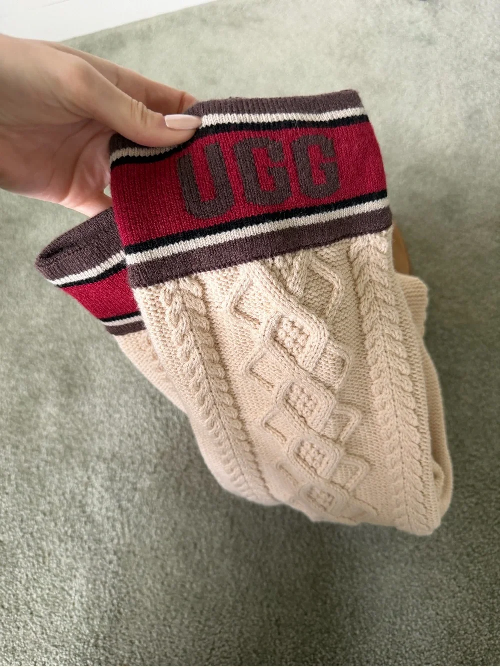 UGG Platform Slip-On Boots in Tan